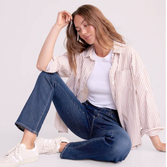 Kicker Boot Cut Mid Rise Old Navy Blue Jeans Plus Size 18 Petite - Picture 3 of 11